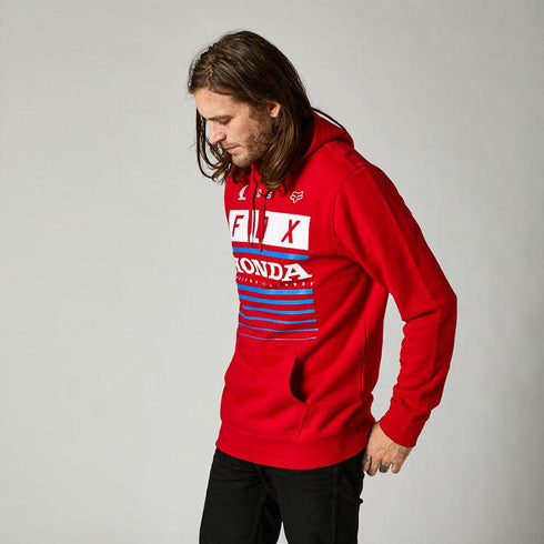 FOX HONDA HOODIE FLAME RED